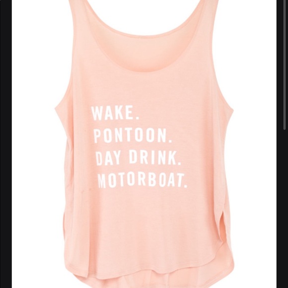 Pontoon boating summer graphic tank medium - Picture 1 of 3